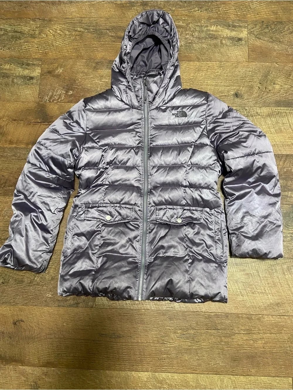 The North Face Gotham Down Jacket - Girls XL (18) Shimmery Lavender Puffer Coat